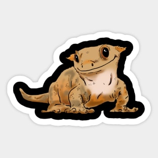 Crested Gecko, Crestie Lover, Gecko Lover Sticker